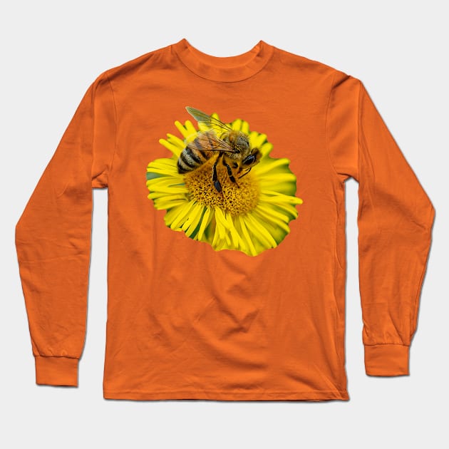 Bee Happy Long Sleeve T-Shirt by dalyndigaital2@gmail.com